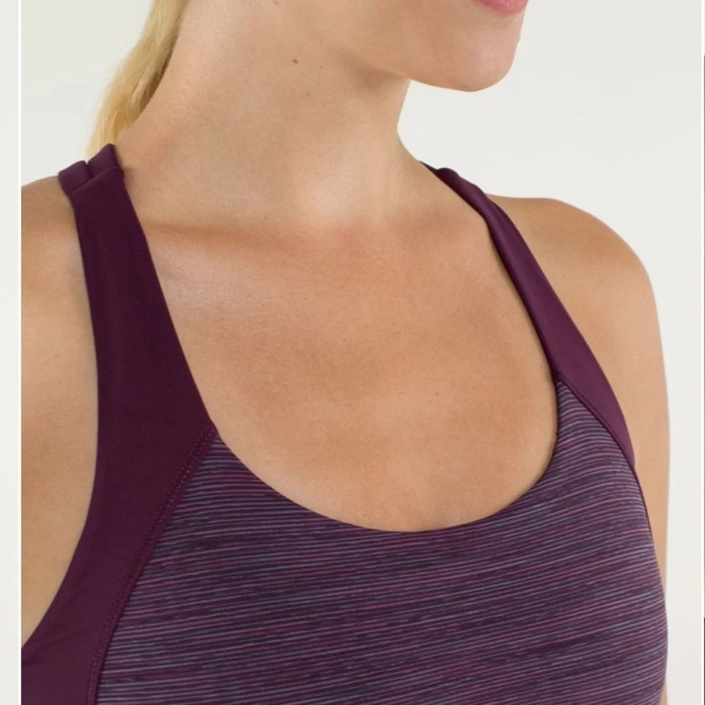 LULULEMON Energy Tank Plum Size